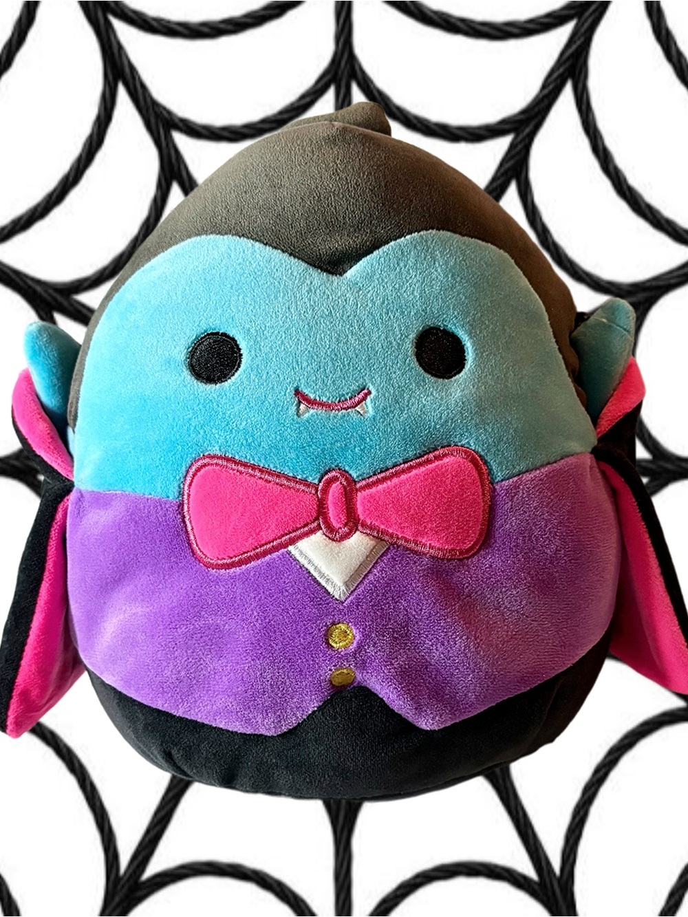 Squishmallows Vanda the Neon Vampire NWT Halloween Plushie